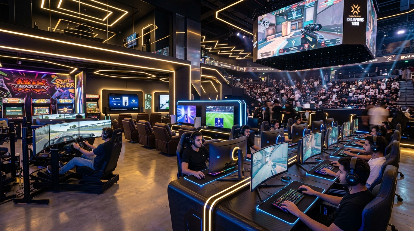Al Yamamah Electronic Games - Flagship Arena & Mobile Setups